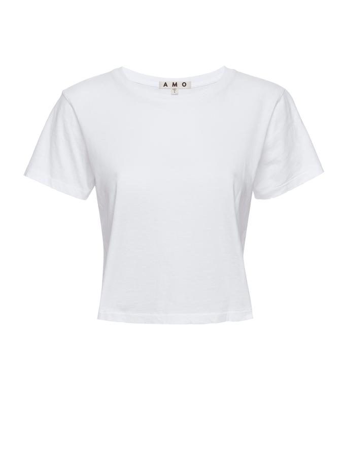 A M O Babe Tee  White Same Day Delivery