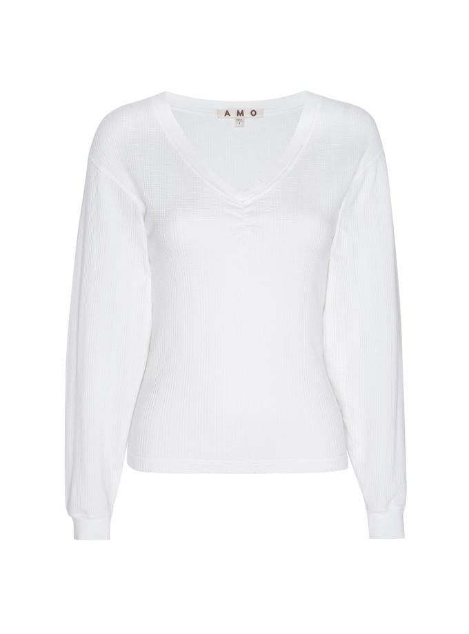 A M O Beau Waffle Knit  White Best Buy