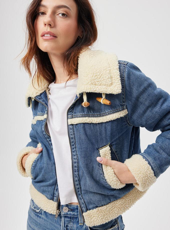 A M O Betty Shearling Jacket  Idolize Best Buy