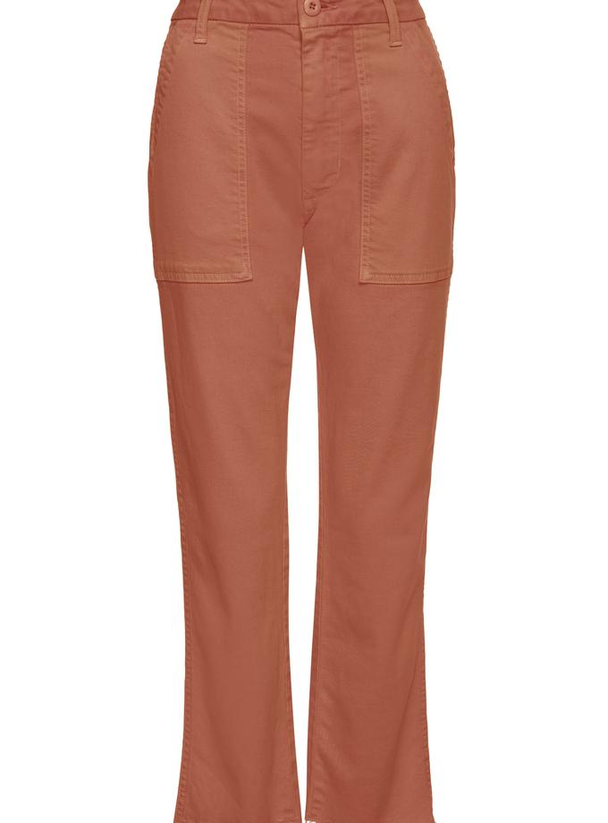 A M O Easy Army Trouser  Terracotta Best Seller