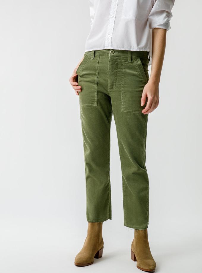 A M O Easy Army Trouser Cord  Tea Leaf High Quality