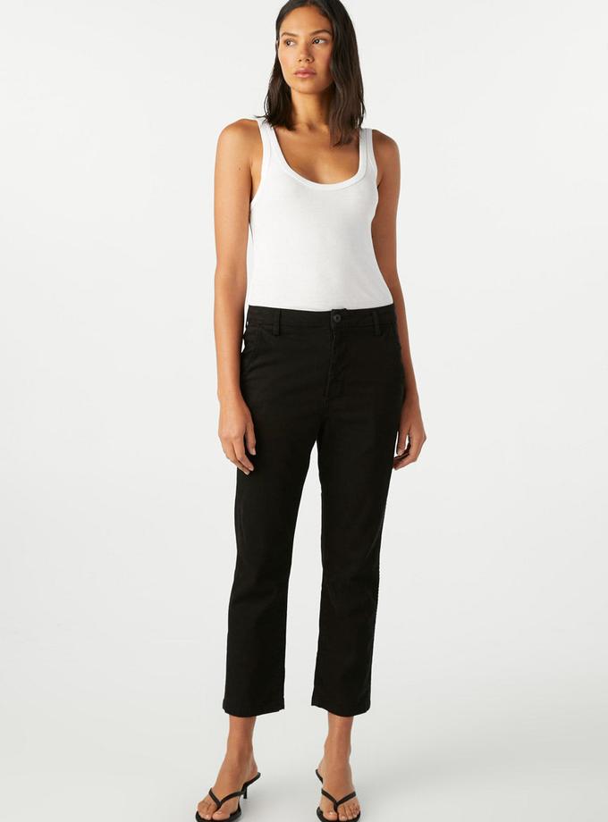 A M O Easy Trouser  Black On Sale