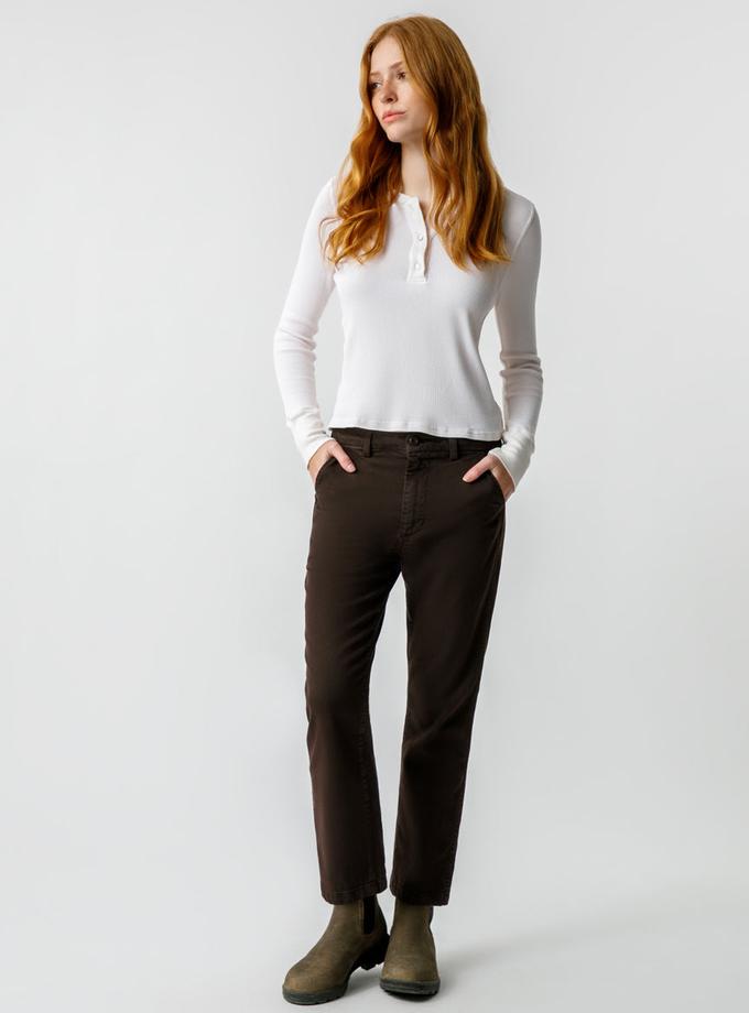 A M O Easy Trouser  Espresso On Sale