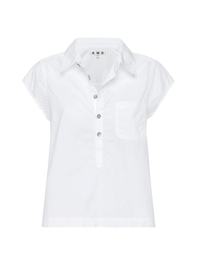 A M O Jacquiline Shirt  White On Sale