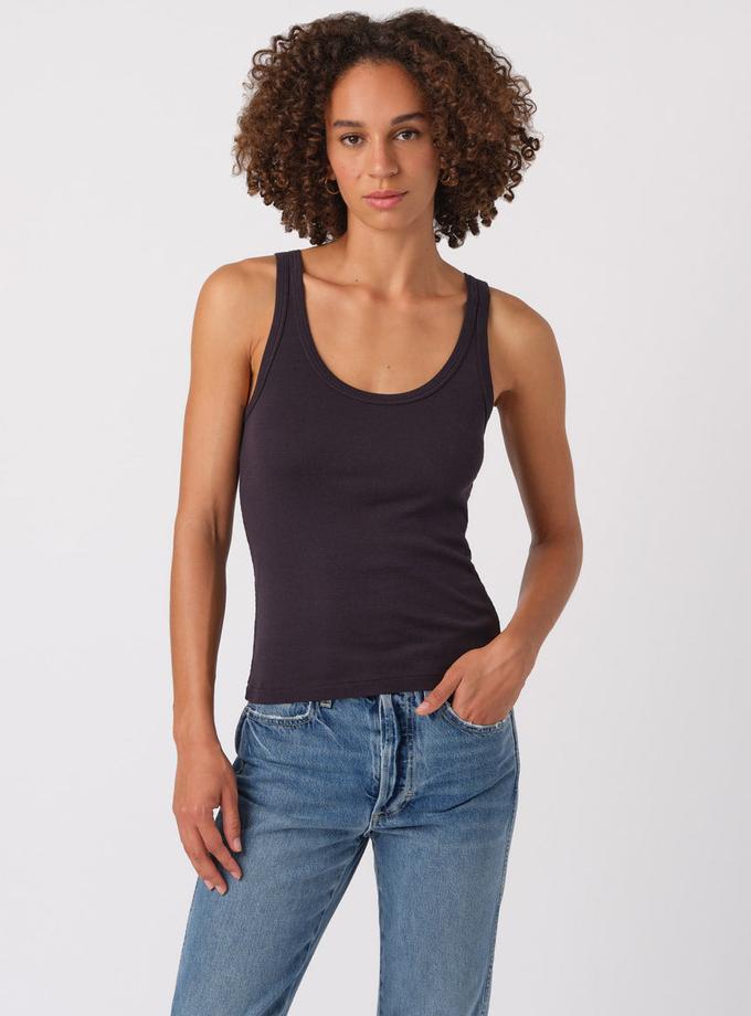 A M O Layering Tank  Vintage Black Best Seller