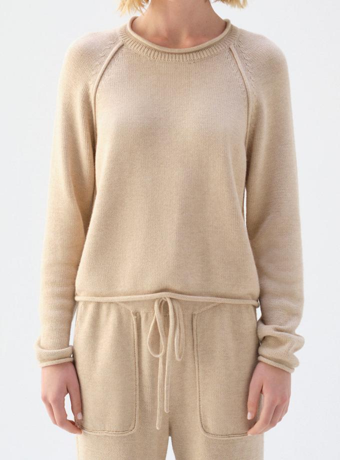 A M O Mara Sweater  Camel Free shipping