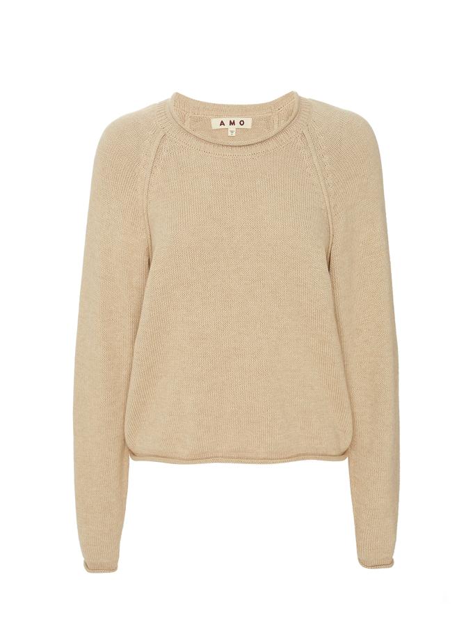 A M O Mara Sweater  Camel Free shipping