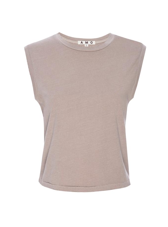 A M O Sleeveless Babe Tee  Taupe Best Price