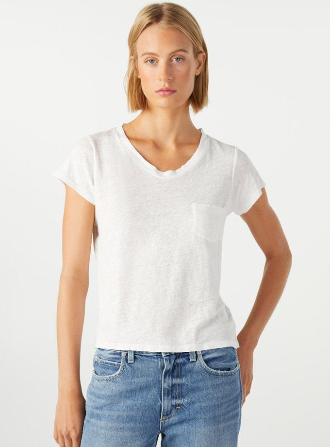 A M O Sweetness V-Neck  White New Arrival